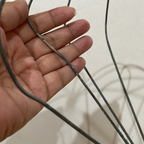 Vintage twisted wire metal hat stand - Picture 7 of 7